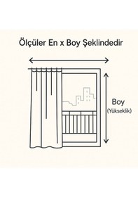 Resim Gencer Home Balkon Perdesi Kuş Gözü Ölçü Seçenekli Düz Koyu Gri Gri 