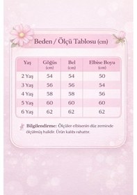 Resim Ayışığı Kız Çocuk Taş Yaka Detaylı Şifon Abiye Elbise Pembe 2-6 Yaş Pembe 