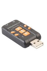 Resim Alfais 4753 Harici 8.1 Kanal Usb Çevirici 3.5mm Mikrofonlu Ses Kartı 
