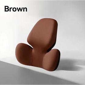 Resim Willowhaven Ergonomik Bel Desteği Yastığı Hafızalı Köpük Ayarlanabilir Kayışlar Kahverengi 1 Adet 