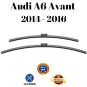Resim Audi A6 Avant 2014 2015 2016 Uyumlu Araca Özel Ön Cam Muz Tipi Silecek Süpürgesi Takımı 65/53cm 2li Set Silbak 