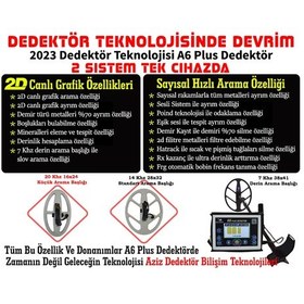 Resim Altın Arama Dedektörü. A6 Plus 
