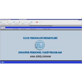 Resim Bataryalı Parmak İzi Okuyucu Kart Okuyuculu + Puantaj Yazılımı 