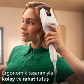 Resim Philips WavePro Otomatik Saç Maşası, SenseIQ Teknolojili, 5 bukle ayarı, İyonik Bakım, BHB968/00 