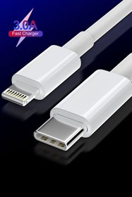 Resim zibo Şarj Kablosu Iphone Şarj Kablosu Lightning Type-c Data Aktarım Hızlı Şarj 