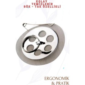 Resim Tiryaki 3 Adet Çay Süzgeçi 