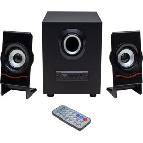 Resim Magicvoice Mv-4966 2+1 Usb/Tf/Fm/Bt Hoparlör - Speaker 