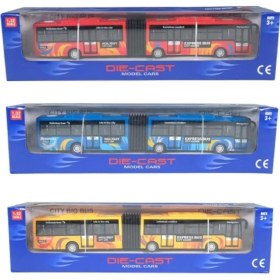 Resim Kutulu Metal Otobüs Die Cast 1:32 Çek Bırak Metrobüs 