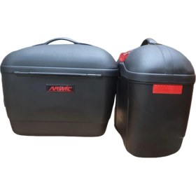 Resim Arwic Motosiklet Yan Çanta Takımı CV22 Anahtarlı Kilitli Su Geçirmez 3 Kg Taşıma Kapasitesi 