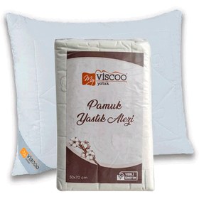Resim Doğal Pamuk Yastık Alezi 