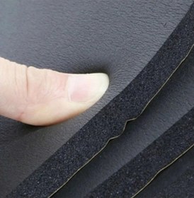 Resim Araç Oto Ses Isı Yalıtım Malzemesi Flexi Kauçuk Sünger Yapışkanlı 9mm Kalın 40cmx10mt 