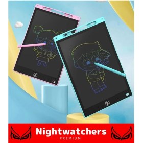 Resim Night Watchers Premium LCD Ekranlı Kalemli Dijital Çizim Tableti Yazı Tahtası Boyama Resim Akıllı Tablet 12 Inc 
