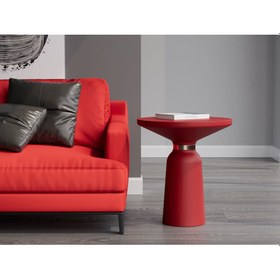 Resim Echo Furniture Elegance Rubin Kırmızı Sehpa 