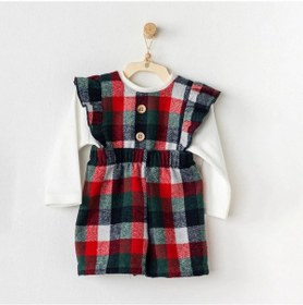 Resim Andywawa Bebek Şort Salopet Takım Ac24427 Çok Renkli 