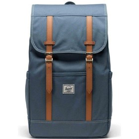 Resim Herschel Supply Co. Retreat Mıknatıslı Kapama Sırt Çantası, 16"inç Laptop Uyumlu Sırt Çantası, 23 L-13307 Mavi 