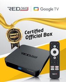 Resim Redline Lisanslı Red 360 X100 Pro Google Tv Box 