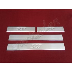 Resim Db Chrome Peugeot 307 Krom Kapı Eşiği 2001-2008 4 Parça P.Çelik (430393269) 