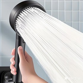 Resim 1 adet, 5 Fonksiyonlu El Duşu Başlığı, Küvetler için Yüksek Basınçlı Akışlı Duş Başlığı, Banyo Aksesuarları, Duş Başlığı 