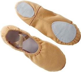 Resim YARNOW 1 Çift bayan dans ayakkabısı bale pointe ayakkabı bayanlar terlik erkekler için terlik çan dans ayakkabıları Bale ayakkabıları cep Düz ayakkabılar Spor ayakkabıları Özlemek 