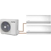 Resim Airfel 12+12 Iç 5,5 Kw Dış Ünite 18000 BTU 2+1 Sistem Multi Inverter Klima 