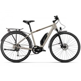 Resim Wrc Praga 28 Jant Elektrikli Şehir Bİsikleti E-5000(Mat Gri-Kahverengi-Siyah) 