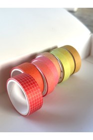 Resim Padme studio 8'li Washi Dekoratif Kağıt Bant / AUTUMN 