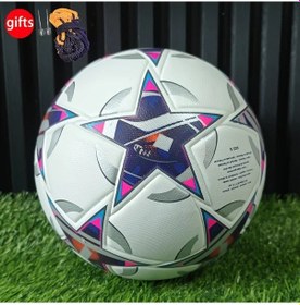 Resim Cordial Profesyonel Faux Deri Yapımı Dikişsiz Sıcak Preslenmiş Mor Beden 5 Yüksek Esnek Aşınmaya Dayanıklı Patlamaz Kaymaz Futbol Topu Mor 