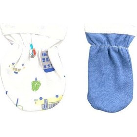 Resim Sebi Bebek Eldiveni 0-3 Ay 9903 Lacivert-beyaz Lacivert - Beyaz 