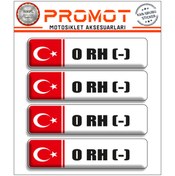 Resim PROMOT KAN GRUBU 3D STİCKER 4'LÜ 