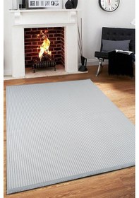 Resim Tropikal Home Konforlu Şık Dekoratif Kaymaz Tabanlı , Yıkanabilir Ve Leke Tutmaz Dört Mevsim Yolluk Gri 