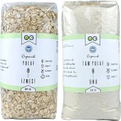 Resim Leaf Shop Organik Yulaf Ezmesi ve Organik Yulaf Unu Seti +6 Ay 