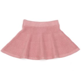 Resim Organik Pamuk Bebek ve Çocuk Örgü Etek Pembe - PEMBE / 2-3 YAŞ 