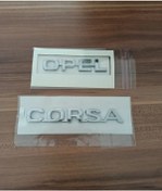 Resim Opel Corsa Bagaj Yazısı 2'li Takım 