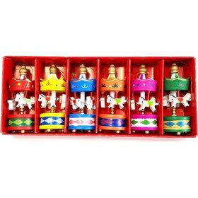 Resim River World Mini Atlı Karınca Renkli 6'lı Dekoratif 