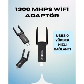 Resim Aesco AC1200 USB Wifi Adaptör - Lisinya 