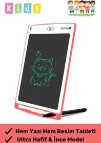 Resim Premium Lcd Ekranlı Kalemli Dijital Çizim Tableti Yazı Tahtası Boyama Resim Akıllı Tablet 8,5 Inç 