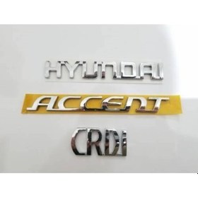 Resim Accent Era Hyundaı Accent Crdi Bagaj Yazısı 3 Adet 