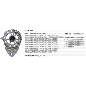 Resim Diot Taraf Kapagi Bosch Volvo Fh12 Fh16 Premium 504625388 