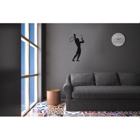 Resim Tenisci Folyo Sticker 40cm Uzunluk Siyah 