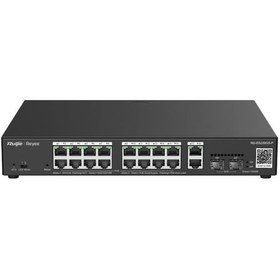 Resim Reyee RG-ES220GS-P 16 Port 10/100/1000 Yönetilebilir Rack Mount Poe 250W Switch 