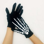 Resim 1 çift Kafatası Eldiveni Halloween, Cosplay için, Hediye için ideal seçim 