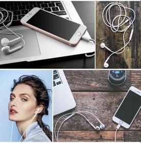 Resim İphone Ucu Çıkışlı Pop Up Kulakiçi Yumuşak Kontrol Tuşlu Kulaklık (4989) 