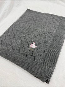 Resim belpa Kuğu Concept Triko Bebek Battaniyesi %100 Pamuklu,Baklava Desenli,Kız Bebek Erkek Bebek Battaniyesi,Kalın Triko Bebek Battaniyesi 