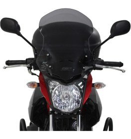 Resim GP Kompozit Yamaha YS 125 2017-2020 Uyumlu Ön Cam Füme 50 cm 
