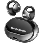 Resim Siyah Monster Mh22185 Kulak Kancası Yüksek Kaliteli Bluetooth 5.3 Hd Arama Kulaklıkları Düşük Gecikme Uzun Dayanıklılık Kulaklıkları 
