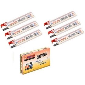Resim Min 0.5 MM Cetvelli Kalem Ucu 75 MM Mikro Uç 6 Adet 