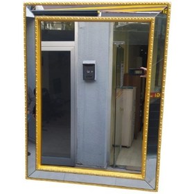 Resim AYNA-Dresuar HAYAL MODEL Parlak Gold Renk Kayın torna Kutu içinde sevk El Yapım Gold 