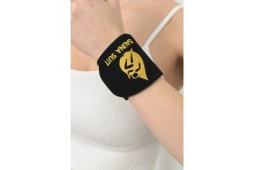 Resim Sauna Suit Bilek Egzersizleri Için Neopren Kumaş Ayarlanabilir Cırtlı Bilek Bandı 