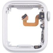 Resim Tongxida İos 6 Uyumlu 40mm Alüminyum Çerçeve Flex Kablo Taç Dönme Eksen Plakası Gümüş 