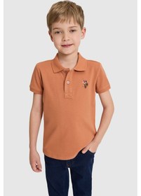 Resim U.s. Polo Assn. Erkek Çocuk Gül Kurusu Tişört Basic 50325608-vr026 Gul Kurusu 
